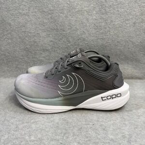 Topo Athletic Phantom 4 Womens Shoes Size 8.5 Gray White Running Sneakers